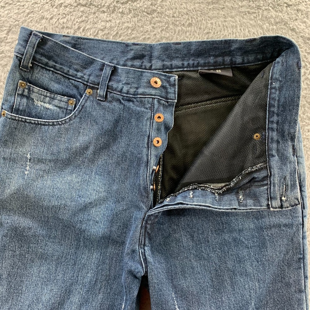 AGV Sport Jeans Mens 34x32 Measured Blue Tag: 32x32